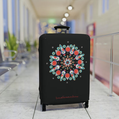 Inner Eye by breathemovedivine Colorful Mandala Suitcase Cover
