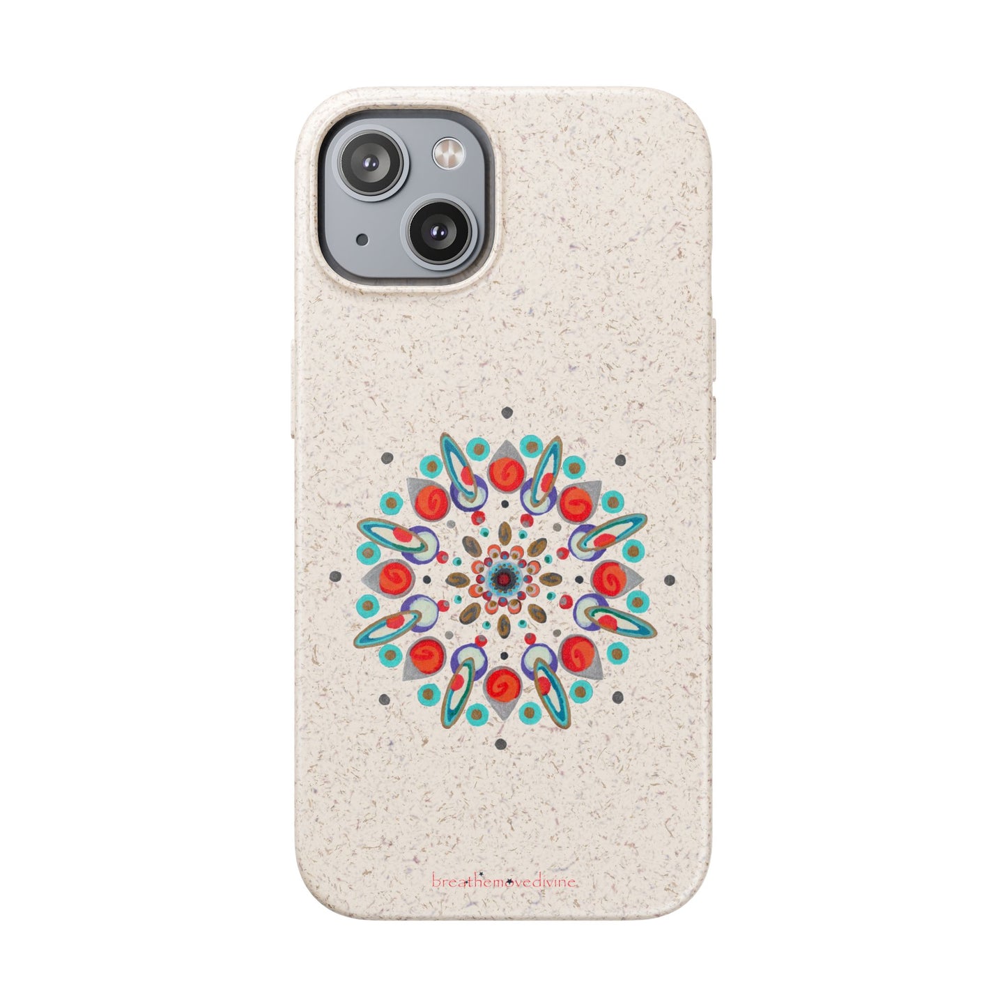 Inner Eye by breathemovedivine Eco-Friendly Case for iPhone with Mandala Design