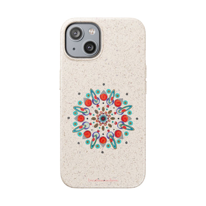 Inner Eye by breathemovedivine Eco-Friendly Case for iPhone with Mandala Design