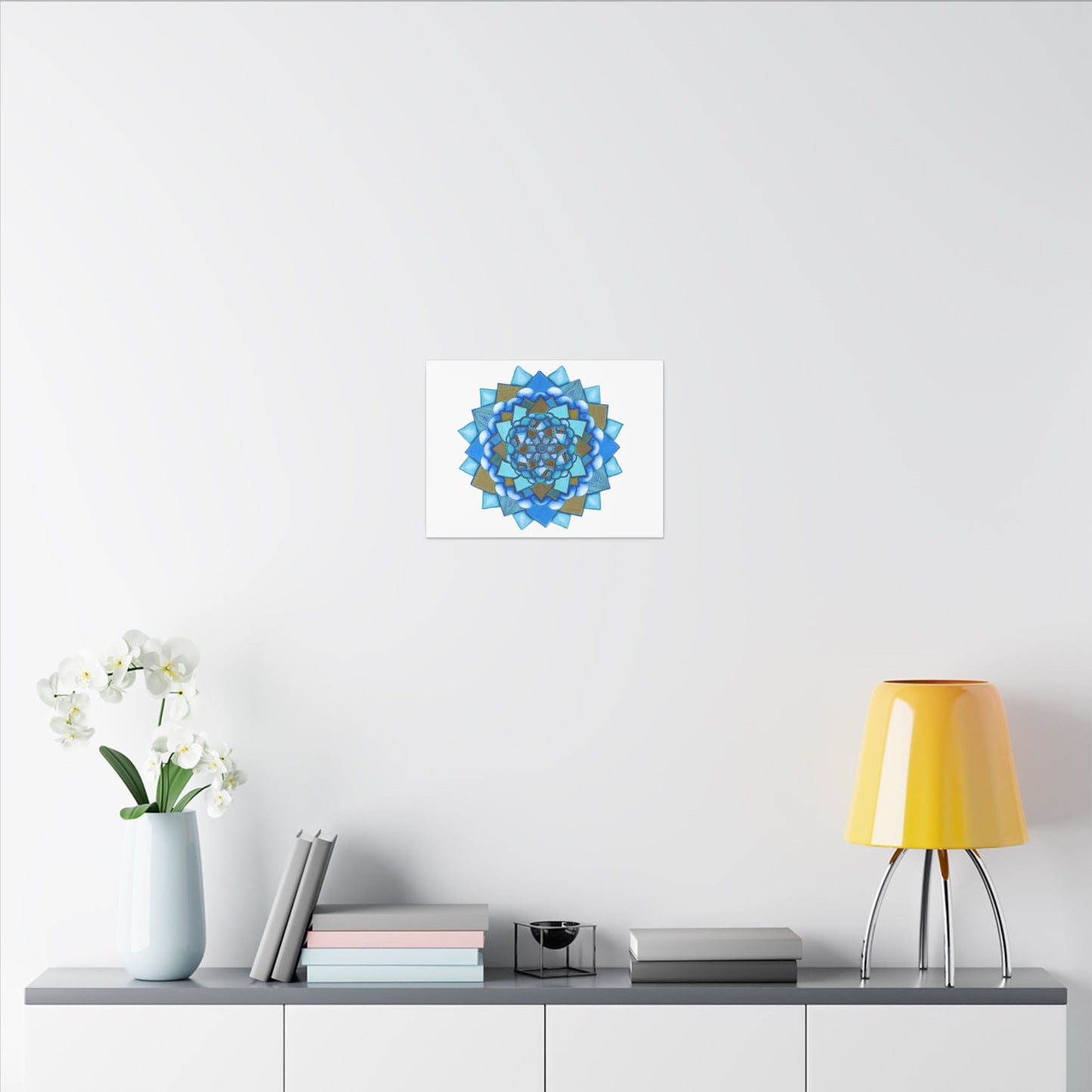 Voice by breathemovedivine Meditative Mandala Canvas Art - Stretched Wall Decor