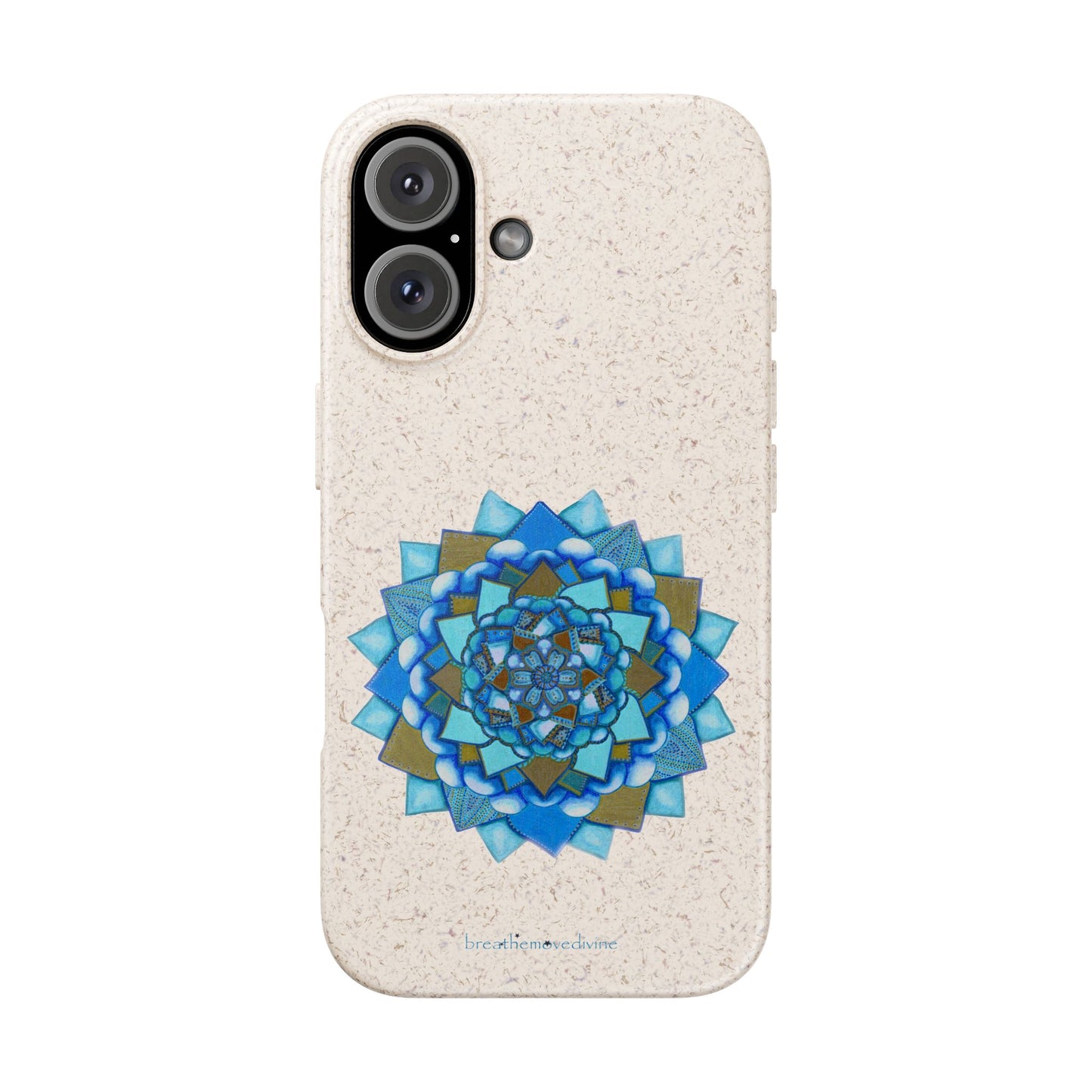 Voice by breathemovedivine Eco-Friendly Case for iPhone with Mandala Design -  21.87 front