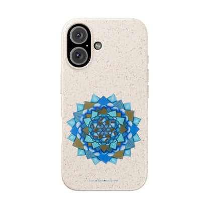 Voice by breathemovedivine Eco-Friendly Case for iPhone with Mandala Design -  21.87 front