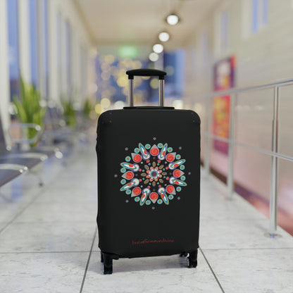 Inner Eye by breathemovedivine Colorful Mandala Suitcase Cover