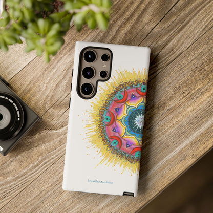 7 Chakras by breathemovedivine Mandala Design Case for Android