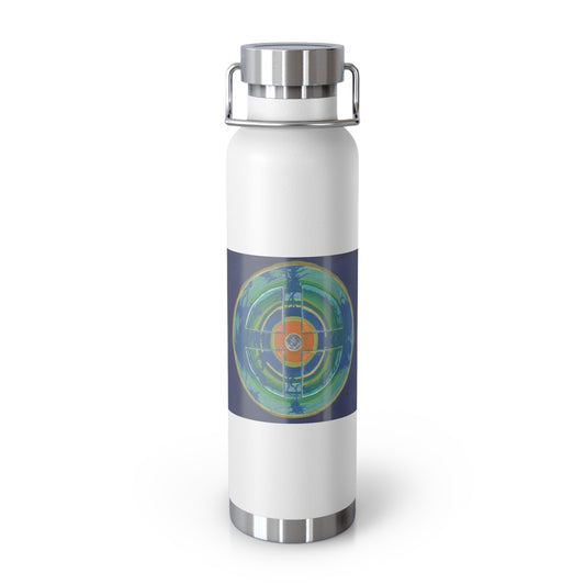 Fellow Humans Copper Vacuum Insulated Bottle, 22oz - breathemovedivine - white
