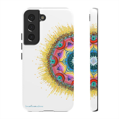 7 Chakras by breathemovedivine Mandala Phone Case for Android -  28.00