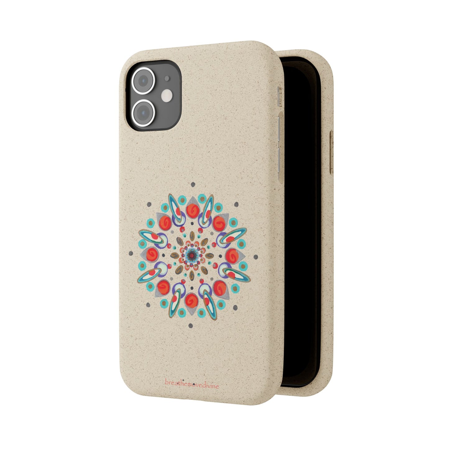 Inner Eye by breathemovedivine Eco-Friendly Case for iPhone with Mandala Design