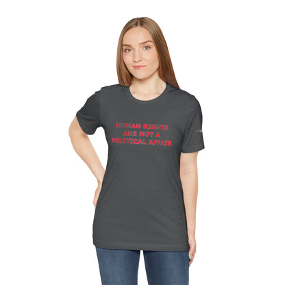 Human Rights Red Unisex T - breathemovedivine RESIST