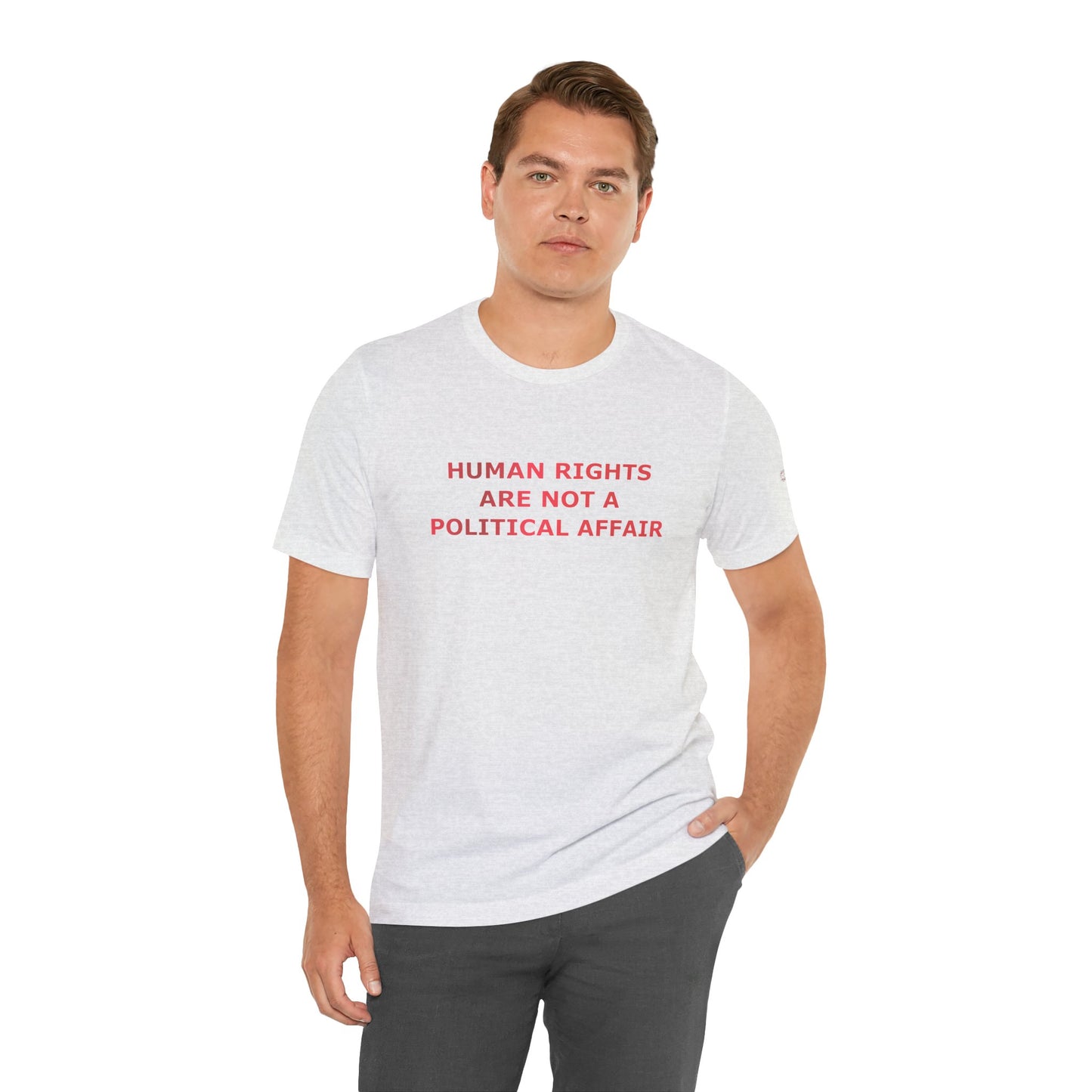 Human Rights Red Unisex T - breathemovedivine RESIST