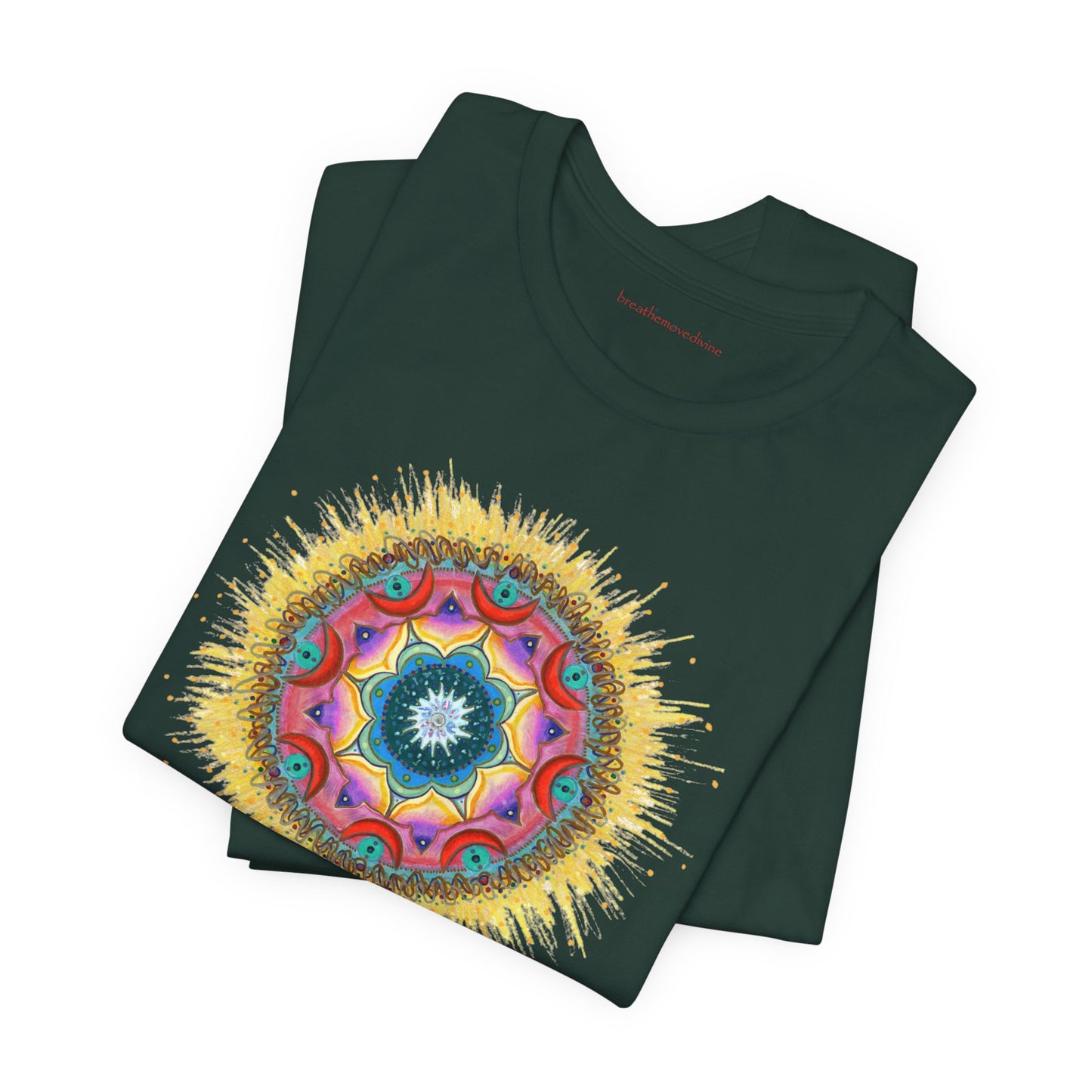 7 Chakras by breathemovedivine Unisex Jersey T