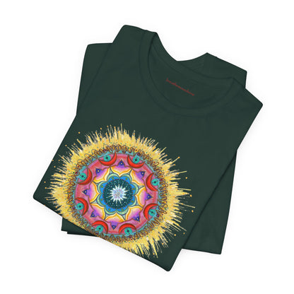 7 Chakras by breathemovedivine Unisex Jersey T