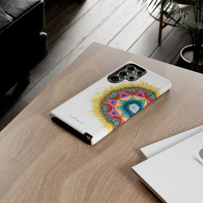 7 Chakras by breathemovedivine Mandala Design Case for Android