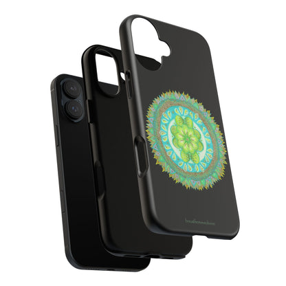 Heart Flame by breathemovedivine Mandala Design Case for iPhone