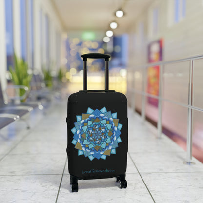 Voice by breathemovedivine Suitcase Cover - Travel with Style and Inspiration