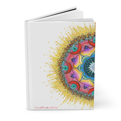7 Chakras Sunrise Hardcover Journal for Creative Minds, Writing Inspiration, Gift for Artists, Daily Planner -  11.40