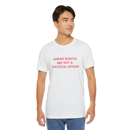 Human Rights Red Unisex T - breathemovedivine RESIST