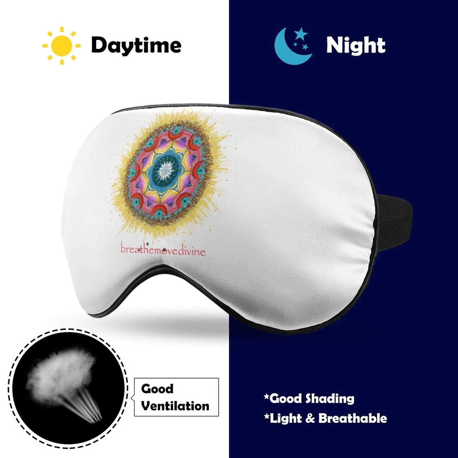 7 Chakras by breathemovedivine Meditation Mask -  19.28 - Info 3