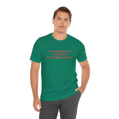 Human Rights Red Unisex T - breathemovedivine RESIST