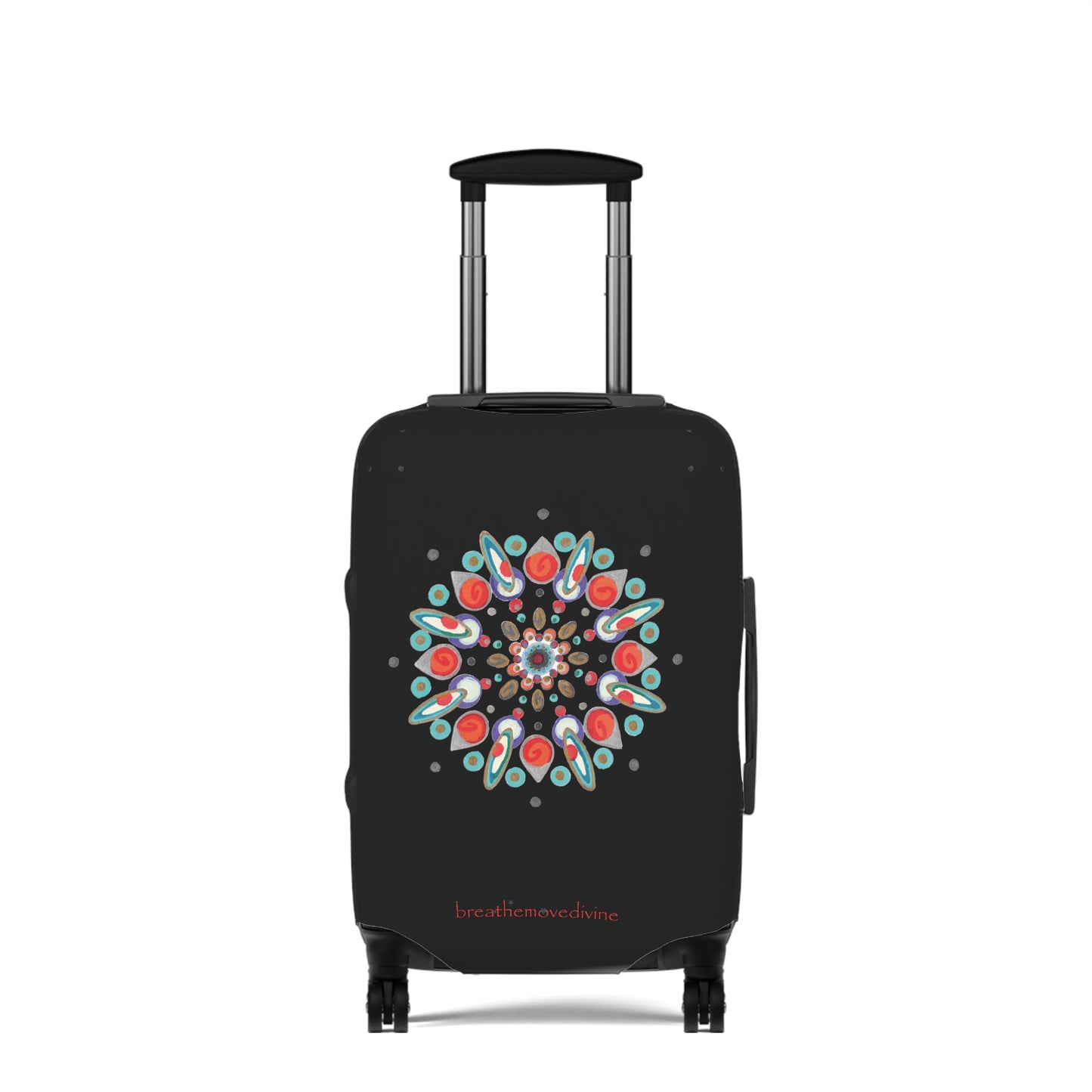 Inner Eye by breathemovedivine Colorful Mandala Suitcase Cover