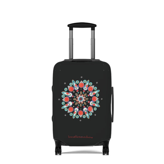Inner Eye by breathemovedivine Colorful Mandala Suitcase Cover