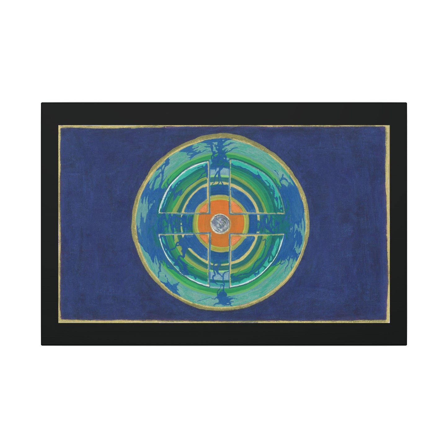 Fellow Humans by breathemovedivine Stretched Canvas Wall Art