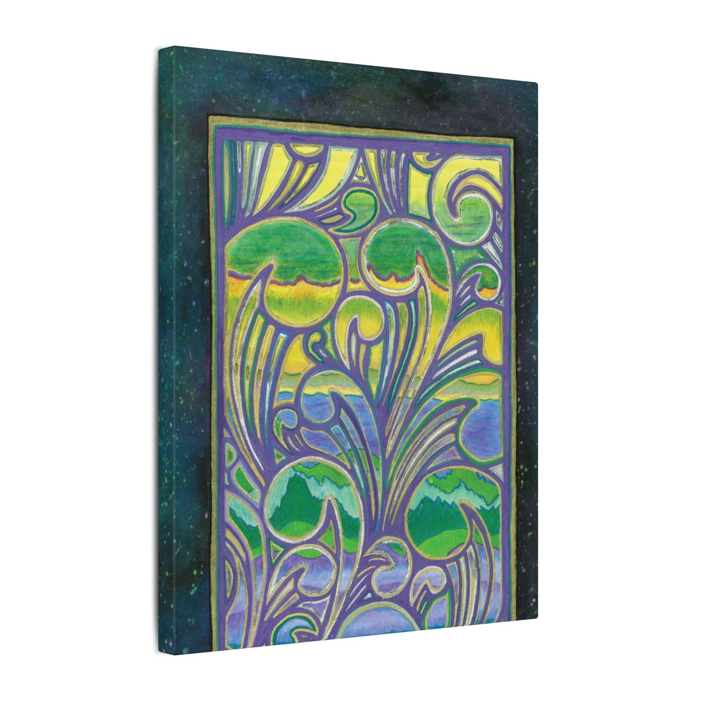 Lucid by breathemovedivine Stretched Canvas Wall Art