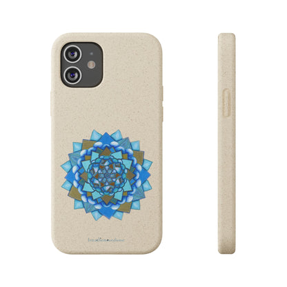 Voice by breathemovedivine Eco-Friendly Case for iPhone with Mandala Design -  21.87 front and side
