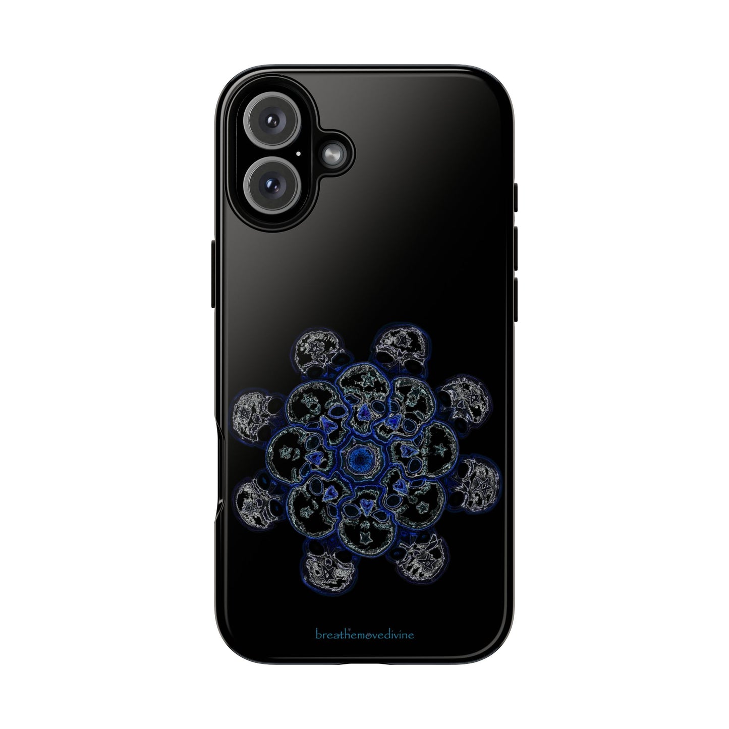 Flowers for Me by breathemovedivine Mandala Design Case for iPhone