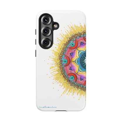 7 Chakras by breathemovedivine Mandala Phone Case for Android -  28.00