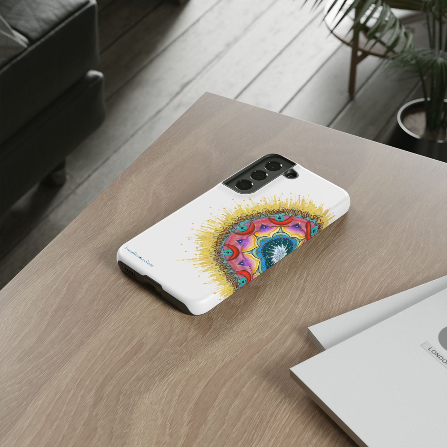 7 Chakras by breathemovedivine Mandala Phone Case for Android -  28.00