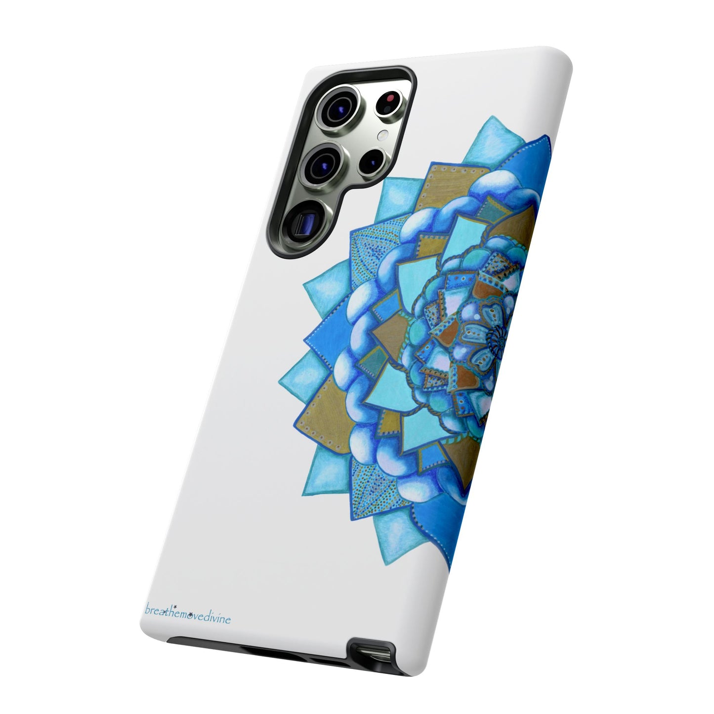 Voice by breathemovedivine Mandala Phone Case for Android - breathemovedivine -  Phone Case angled