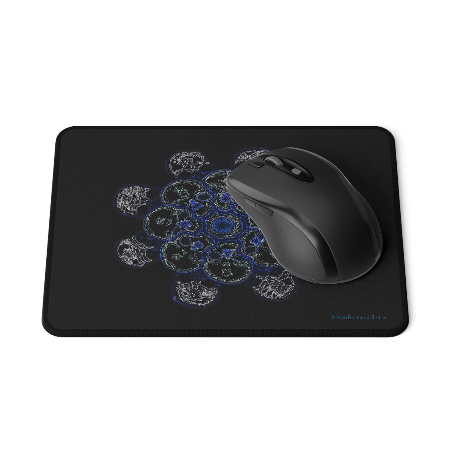 Flowers for Me by breathemovedivine Vibrant Non-Slip Mouse Pad