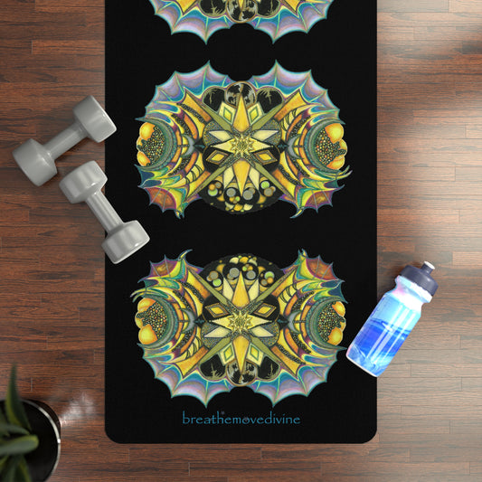Creature by breathemovedivine Yoga Mat - Get Moving