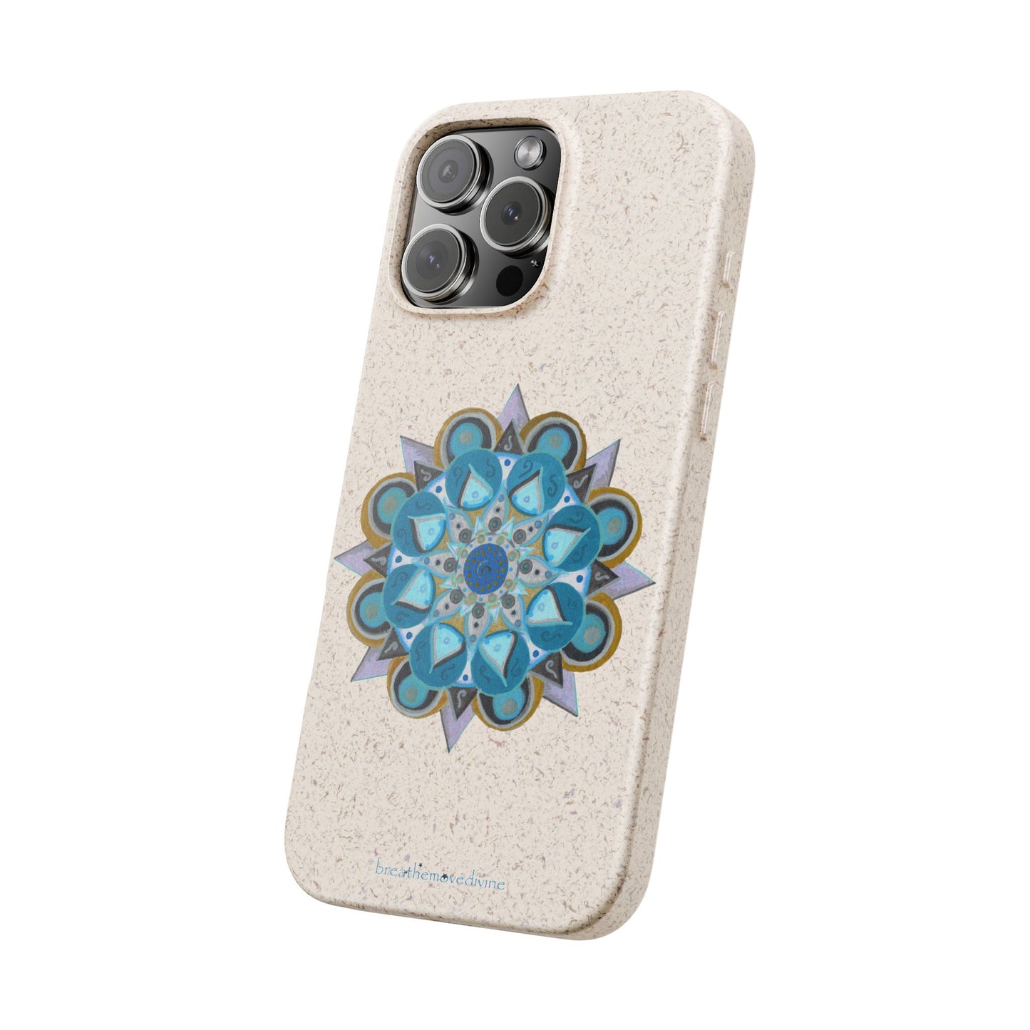 3 Chakras by breathemovedivine Eco-Friendly Case for iPhone with Mandala Design