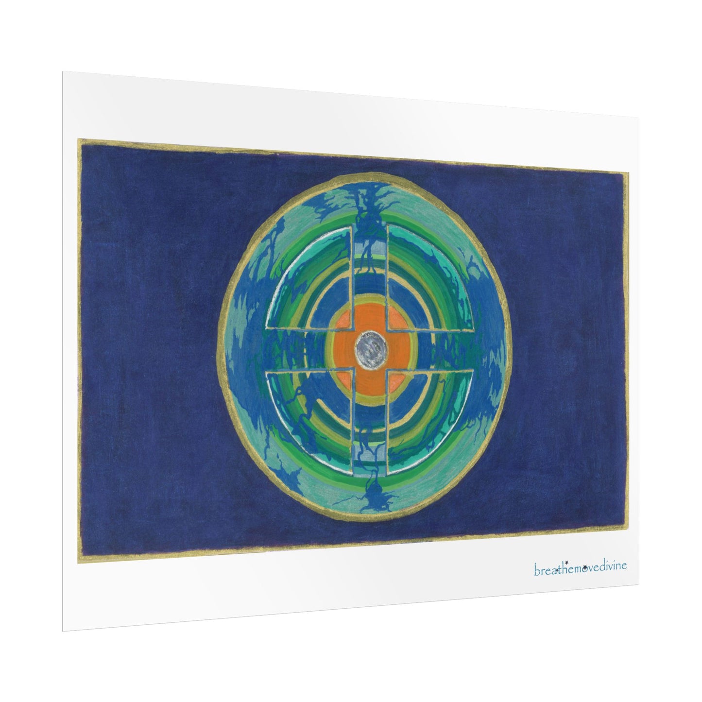 Fellow Humans by breathemovedivine Rolled Poster Print