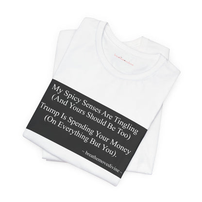 It is OUR Money Unisex T - breathemovedivine RESIST