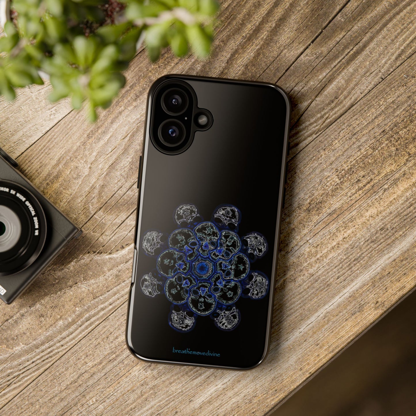 Flowers for Me by breathemovedivine Mandala Design Case for iPhone