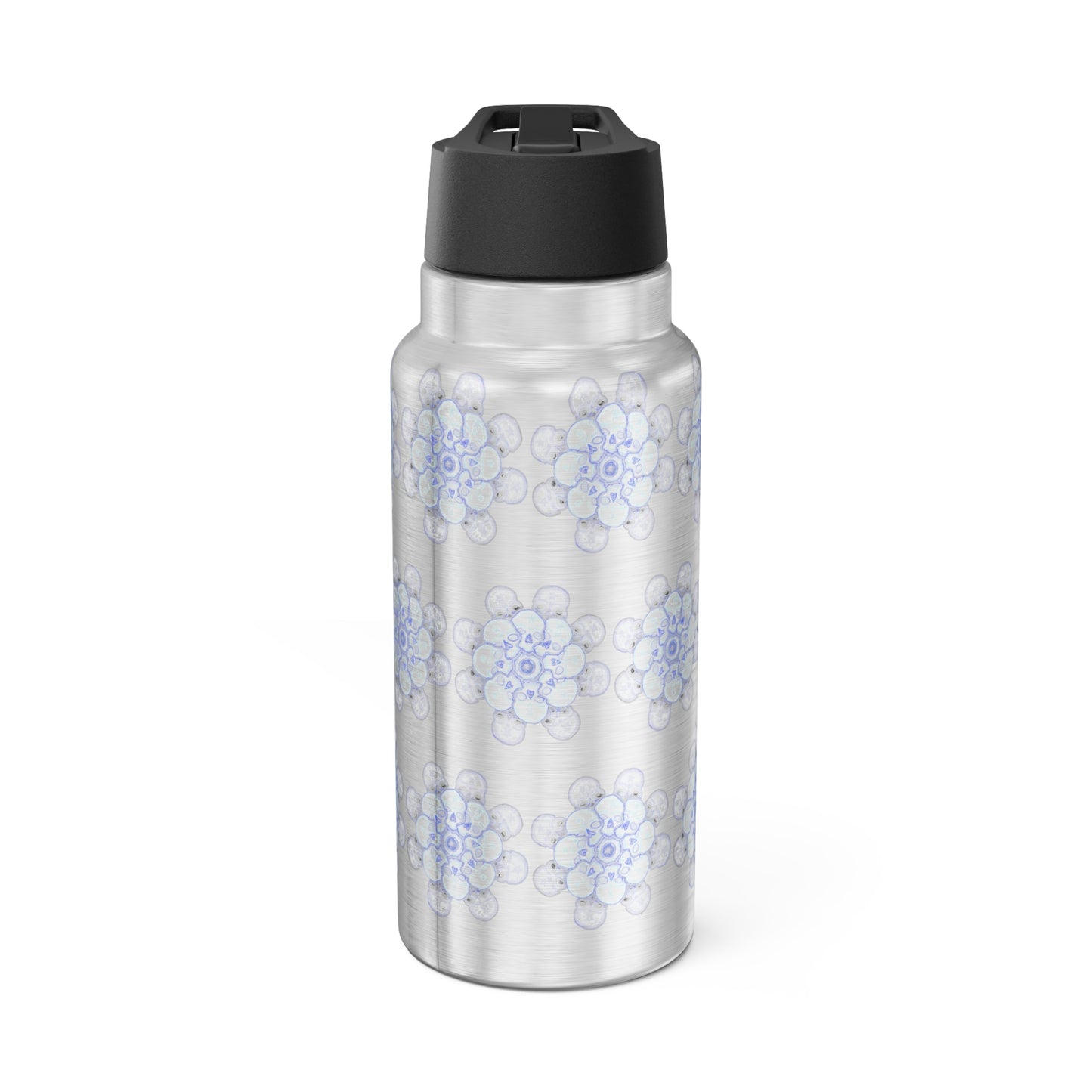 Flowers for Me by breathemovedivine Colorful Gator Tumbler 32oz - Vibrant Insulated Drinkware for Adventure Lovers -  43.57
