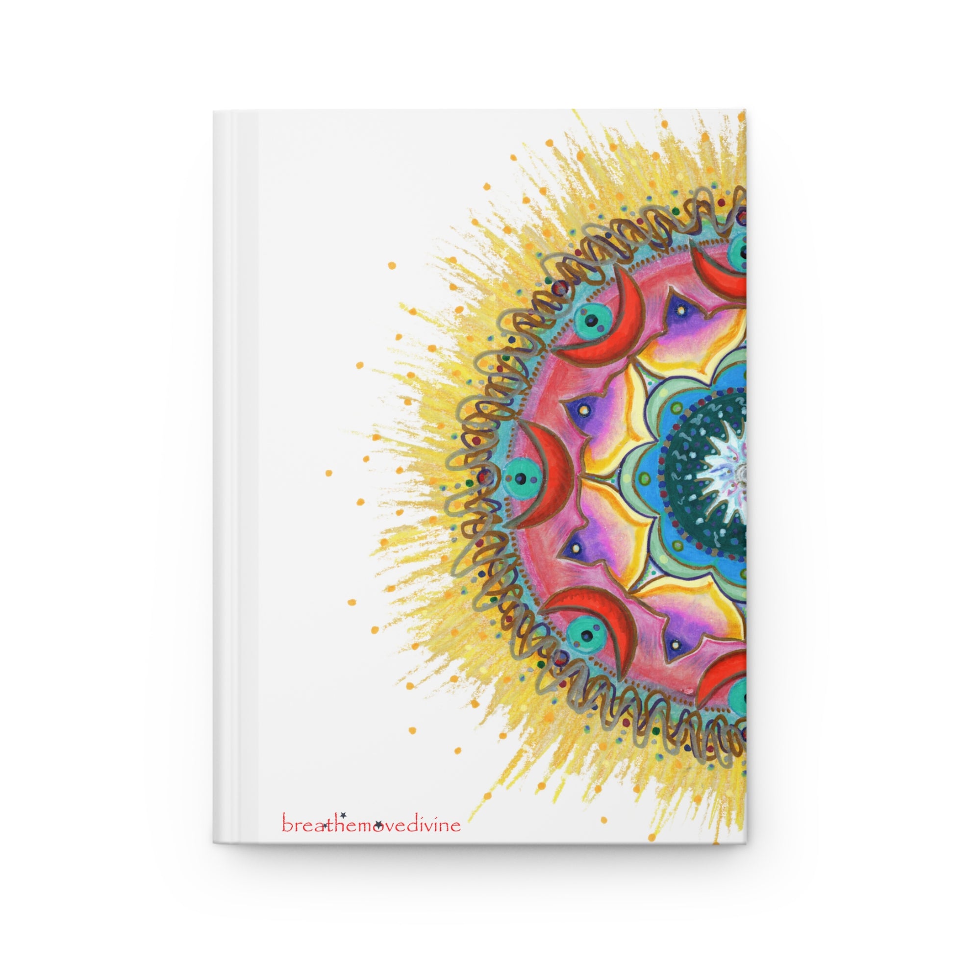 7 Chakras Sunrise Hardcover Journal for Creative Minds, Writing Inspiration, Gift for Artists, Daily Planner -  11.40