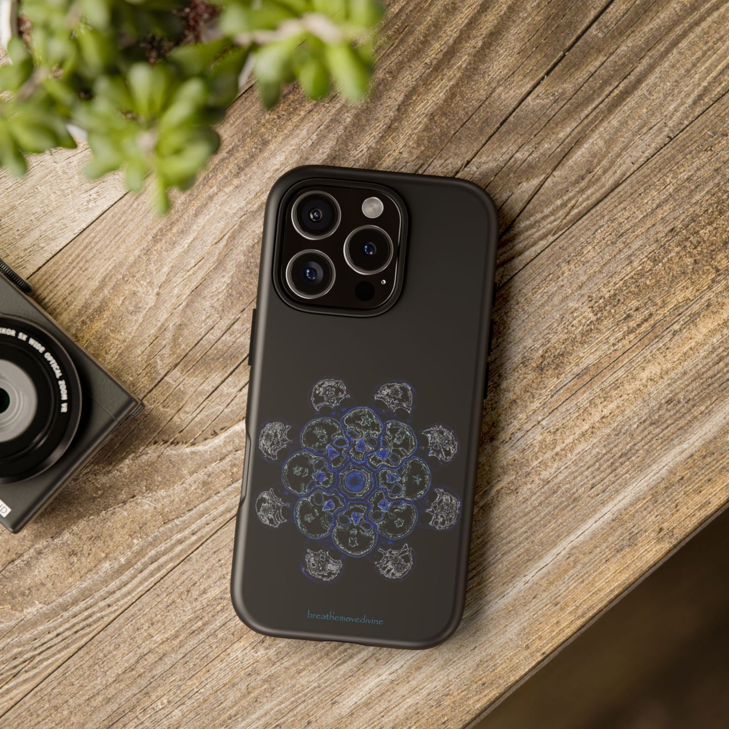 Flowers for Me by breathemovedivine Mandala Design Case for iPhone