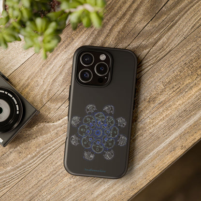 Flowers for Me by breathemovedivine Mandala Design Case for iPhone
