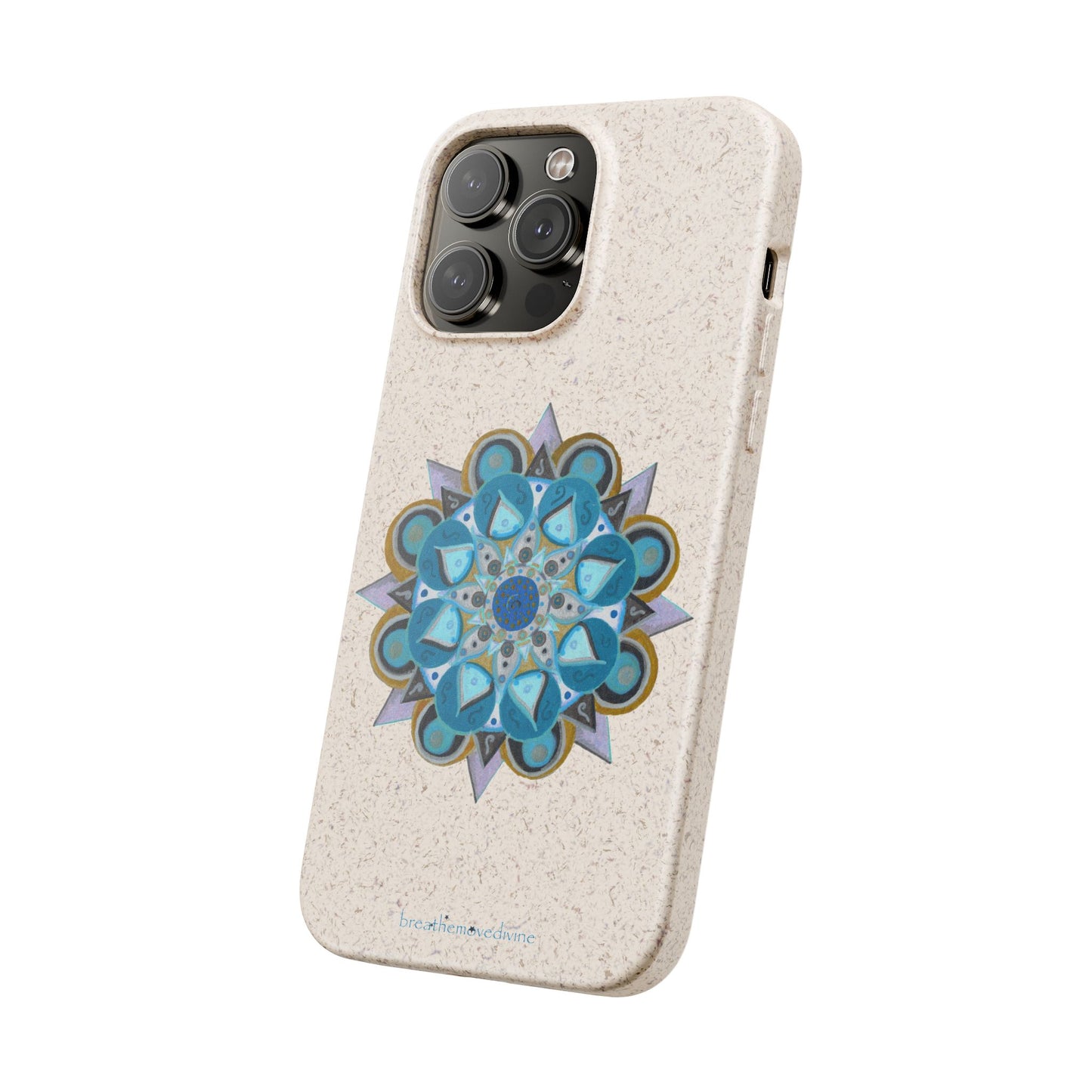 3 Chakras by breathemovedivine Eco-Friendly Case for iPhone with Mandala Design