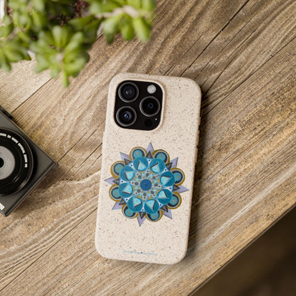 3 Chakras by breathemovedivine Eco-Friendly Case for iPhone with Mandala Design