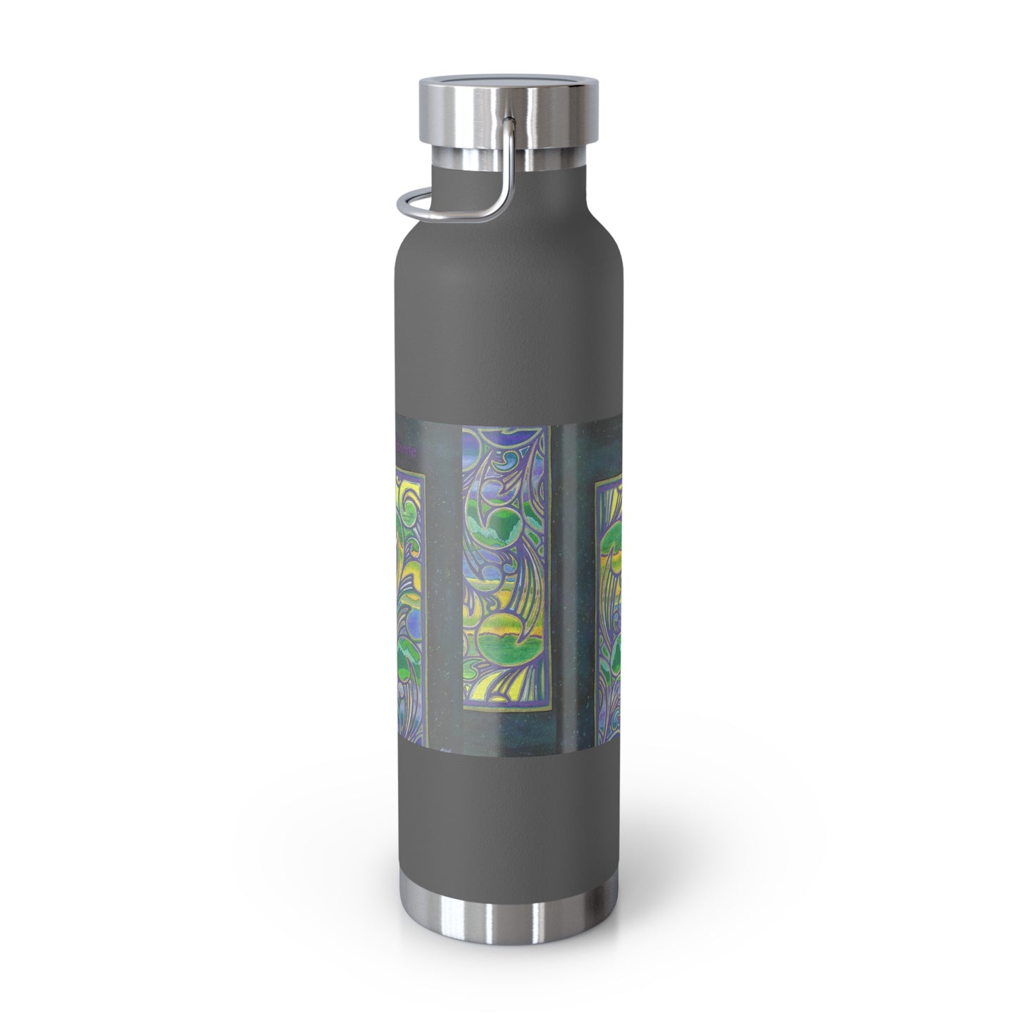 22oz reusable insulated water bottle