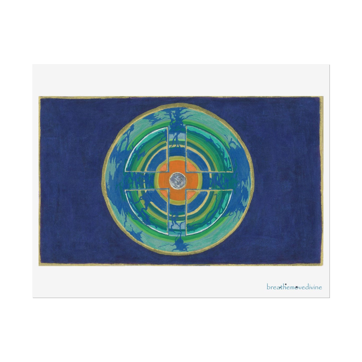 Fellow Humans by breathemovedivine Rolled Poster Print