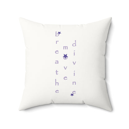 Voice by breathemovedivine Faux Suede Decorative Pillow | Bohemian Home Accent Red