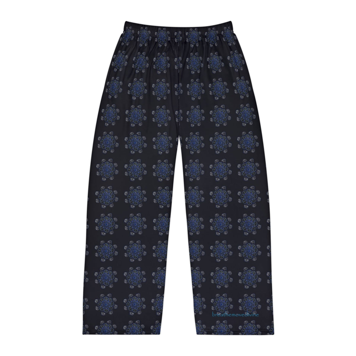 Men's Pajama Pants - Navy Geometric All-Over Print Lounge Sleepwear