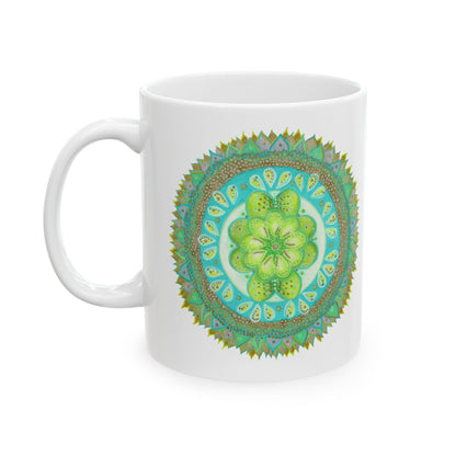 Heart Flame by breathemovedivine Ceramic Mug, (11oz, 15oz)