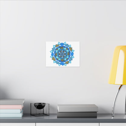 Voice by breathemovedivine Meditative Mandala Canvas Art - Stretched Wall Decor