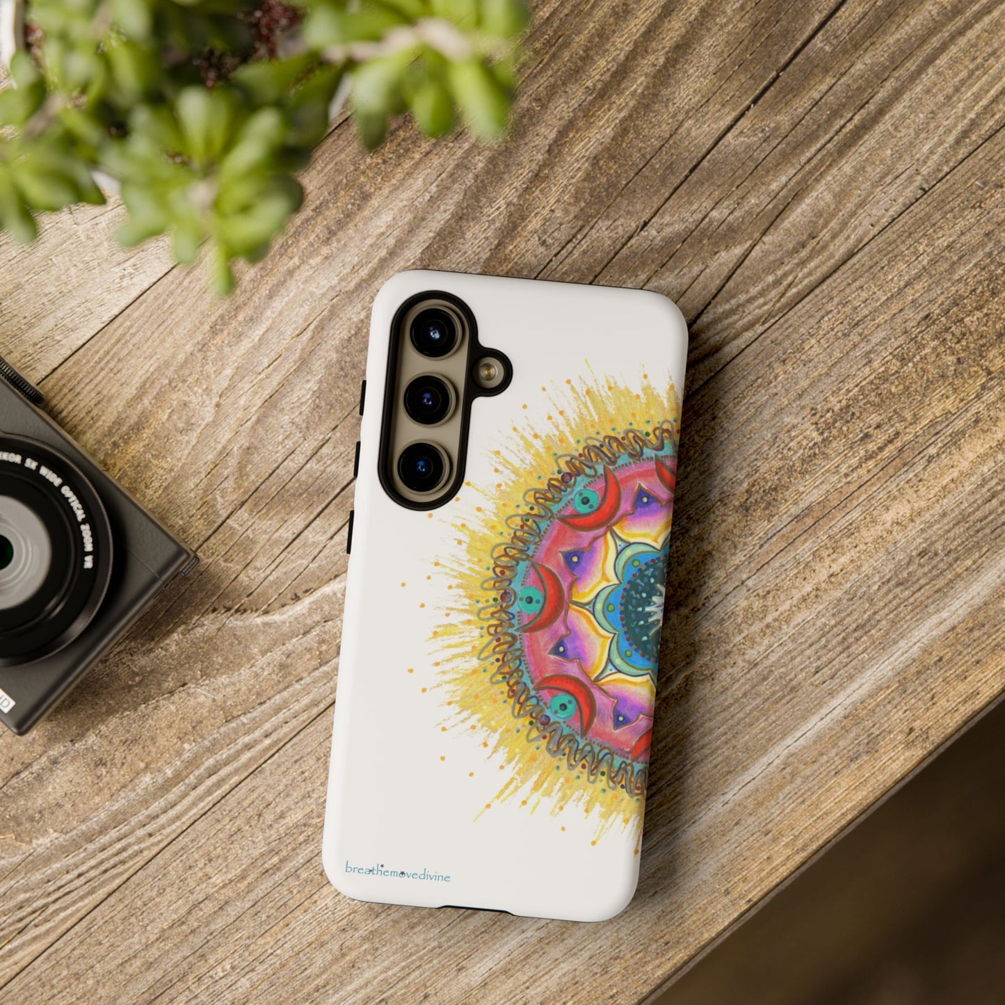 7 Chakras by breathemovedivine Mandala Phone Case for Android -  28.00